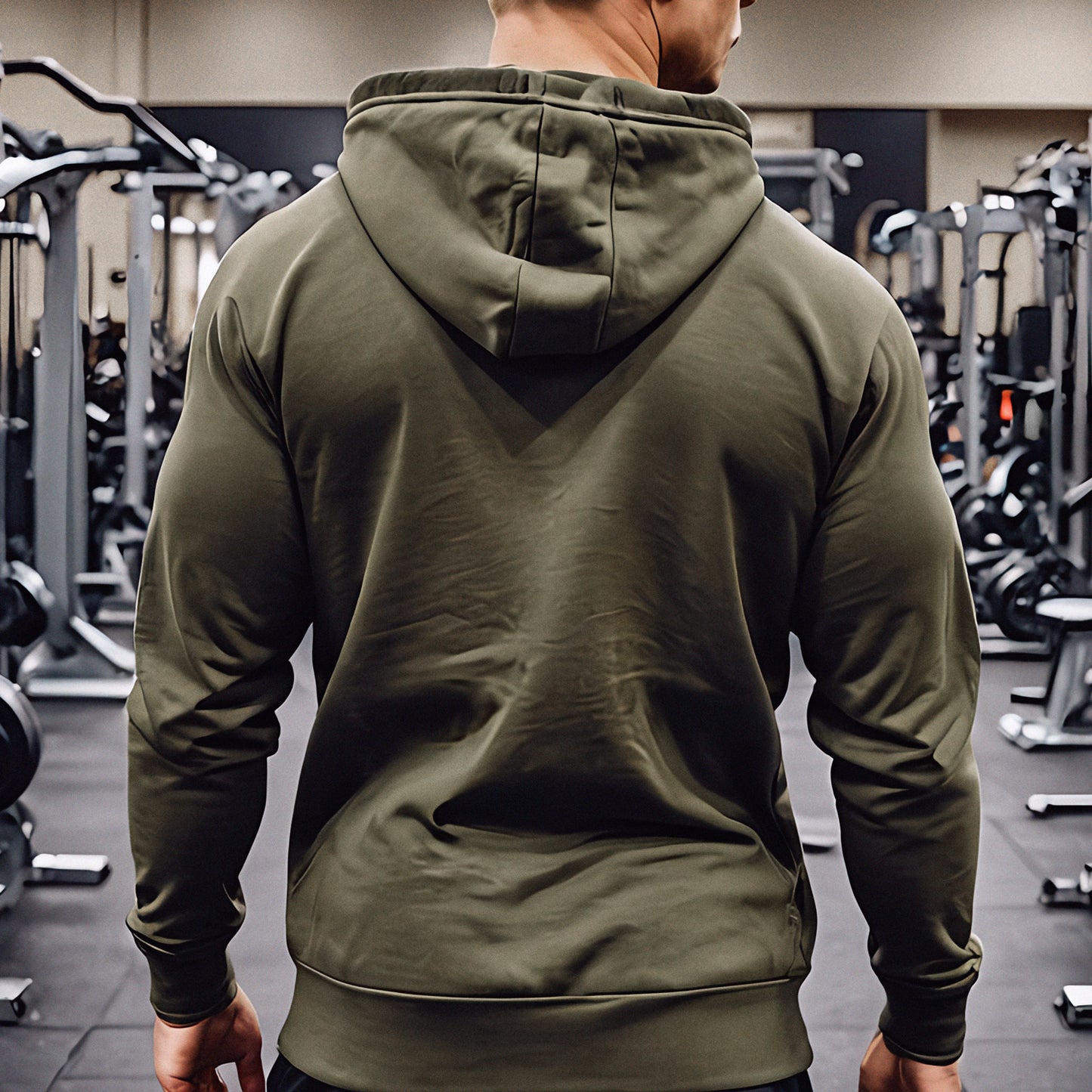 GYM Hoodie | Olivgrön