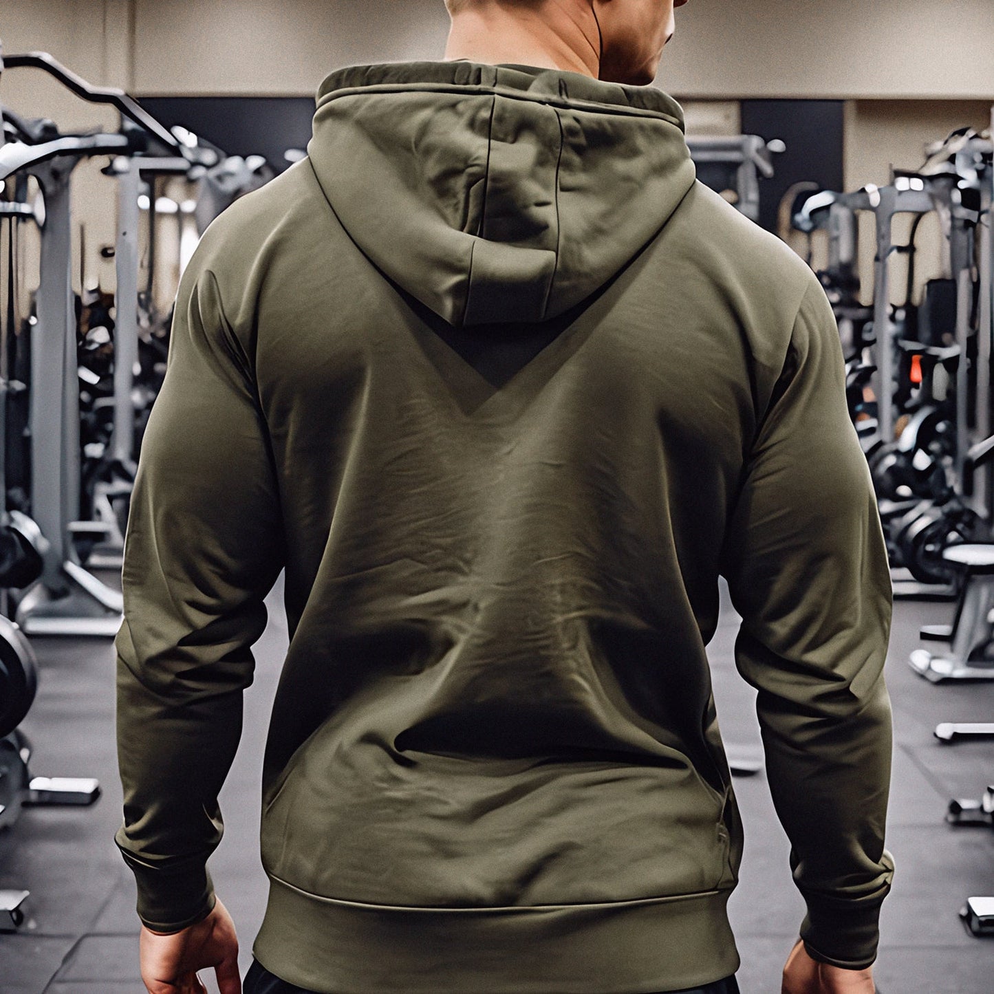 GYM Hoodie | Olivgrön